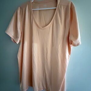 Athletic Works Orange Relaxed T-Shirt